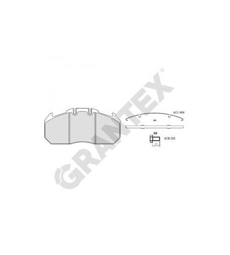 ΔΙΣΚΟΦΡΕΝΑ GRANTEX CV104 MAN LION 29131
