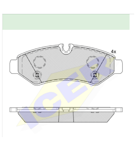 ΔΙΣΚΟΦΡΕΝΑ ICER MERCEDES SPINTER ΟΠΙΣΘΙΟ 2018- 20747