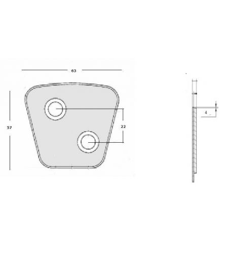 ΜΕΤΑΛΛΙΚΑ ΠΛΑΚΑΚΙΑ ΔΙΣΚΩΝ ΜΙΒΑ 63x57x4 ΔΕΞΙΑ