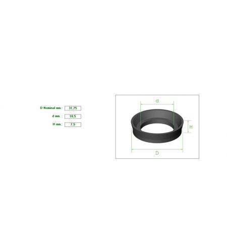 ΡΟΔΕΛΑ ΚΑΦ 1"1/4Χ18.5Χ7.5