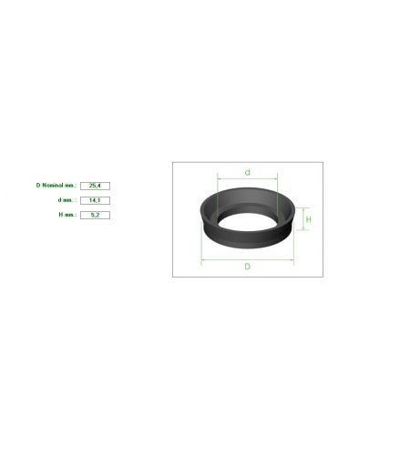 ΡΟΔΕΛΑ ΚΑΦ 1"X14.1Χ5.2