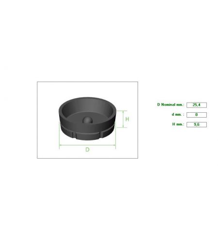 ΠΙΑΤΑΚΙ ΑΝΤΛΙΑΣ 1" Η9.6mm