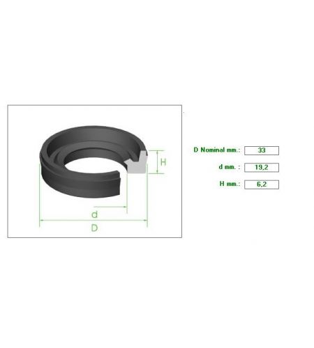 ΡΟΔΕΛΑ ΑΝΤΛΙΑΣ ΠΙΣΤΟΝΙΟΥ ΠΙΣΩ 33Χ19.2Χ6.2mm