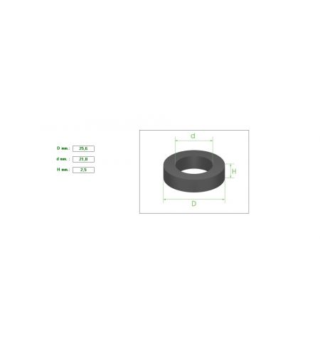ΛΑΣΤΙΧΑΚΙ ΤΡΟΧΟΥ ΙΣΙΟ 25.6X21.8X2.5