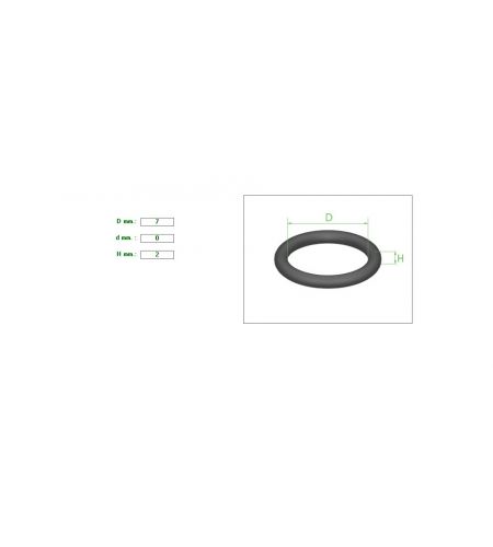 ΛΑΣΤΙΧΑΚΙ Ο-ring 7X2