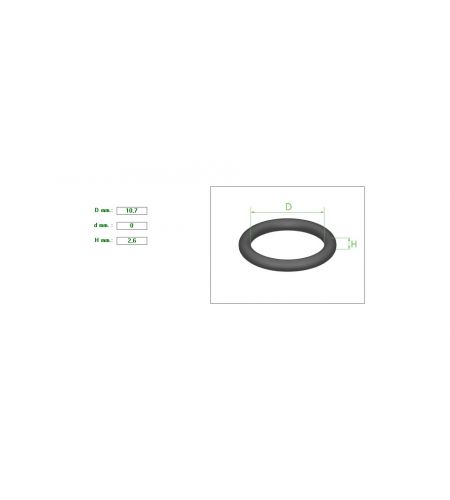 ΛΑΣΤΙΧΑΚΙ Ο-ring 10.7Χ2.6 ΛΑΔΙΟΥ