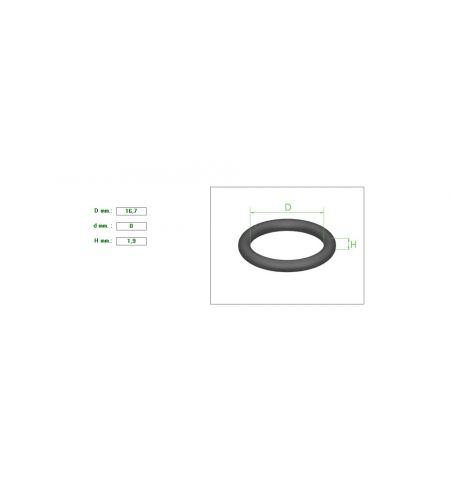 ΛΑΣΤΙΧΑΚΙ Ο-ring 16.7X1.9 ΛΑΔΙΟΥ