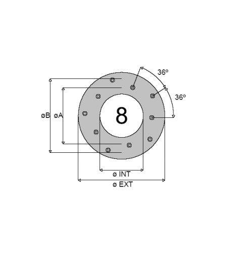 ΘΕΡΜΟΥΙΤ ΔΙΣΚΟΥ ΤΡΥΠΗΜΕΝΑ 127X70X4.8 12711 4 SAULEDA SA92