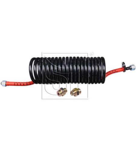 ΣΠΙΡΑΛ ΜΑΥΡΟ ΚΟΚΚΙΝΟ 4.0m ΤΡΕΛΗ ΑΚΡΗ 18X1.5 G