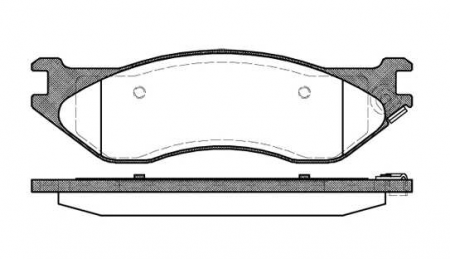 BRAKE PADS REMSA DODGE
