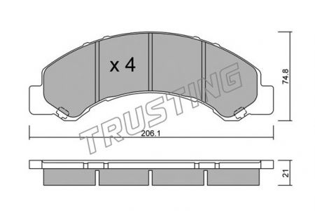 ΔΙΣΚΟΦΡΕΝΑ TRUNSTING ISUZU N 25800