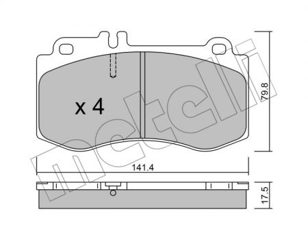 ΔΙΣΚΟΦΡΕΝΑ TRUSTING MERCEDES CITAN 24692