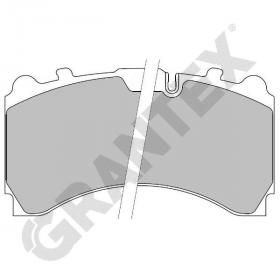 BRAKE PADS GRANTEX CV104 MERCEDES ACTROS 29244