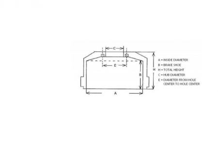 BRAKE DRUM SAF JUBO BRAKE SHOE 210 HEIGHT 280