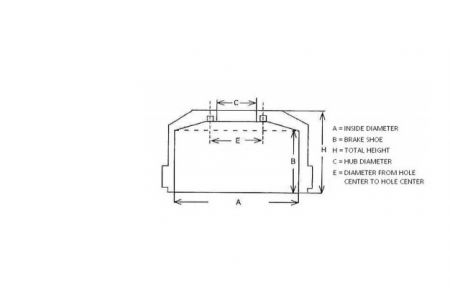 ΤΑΜΠΟΥΡΟ MERCEDES ΟΠΙΣΘΙΟ ΣΙΑΓΩΝΑ 100 h: 260 d:300 6x14mm ΜΕ ΜΟΥΑΓΙΕ