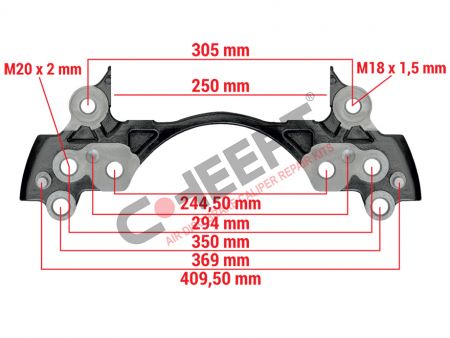 ΒΑΣΗ ΔΑΓΚΑΝΑΣ MERITOR ELSA 225 ΕΜΠΡΟΣ