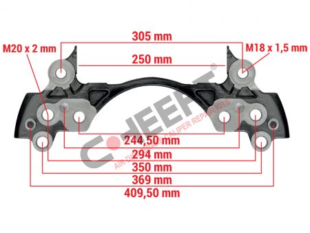 Renault 440 22,5 Inch (Left-Right) for MERITOR Type