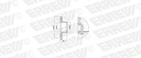 ΔΙΣΚΟΠΛΑΚΑ ERREVI DAF CF LF 45 FA 1703805