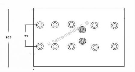 ΘΕΡΜΟΥΙΤ GRANTEX FN50 MERCEDES 107 15.2mm 17278