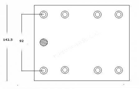 BRAKE LININGS GRANTEX FN50 MERCEDES 140 18mm 17683