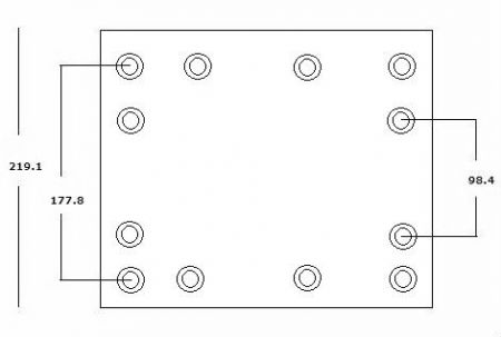 BRAKE LININGS GRANTEX FN50 ROR 220 21mm 19370