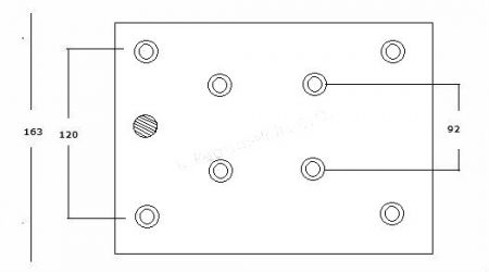 BRAKE LININGS GRANTEX GR4 MERCEDES, MAN , BOVA 163 17mm 19713