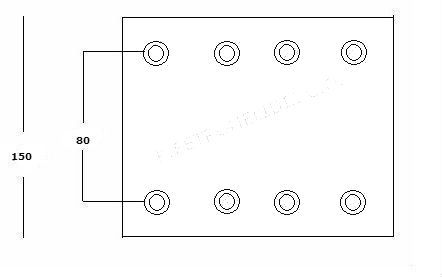 BRAKE LININGS GRANTEX FN50 R.V.I 150 18mm 19934
