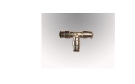 FITTING  T-SHAPED AUTOMATIC METALLIC 4MM