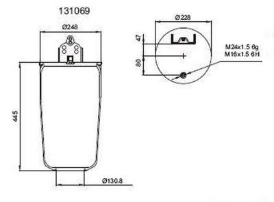 AIR SPRING  6605N