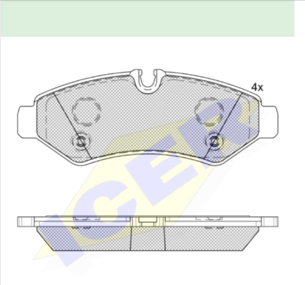 ΔΙΣΚΟΦΡΕΝΑ ICER MERCEDES SPINTER ΟΠΙΣΘΙΟ 2018-   20747