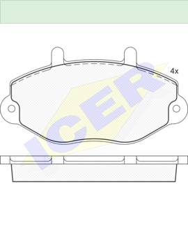 ΔΙΣΚΟΦΡΕΝΑ ICER FORD TRANSIT 21469