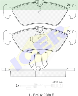 ΔΙΣΚΟΦΡΕΝΑ  ICER  MERCEDES SPRINTER 21592