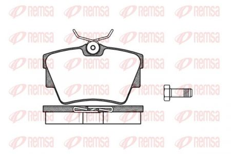 BRAKE PADS REMCA OPEL VIVARO 23980