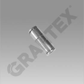 FITTING AUTOMATIC METALLIC STRAIGHT 6MM