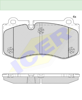 ΔΙΣΚΟΦΡΕΝΑ ICER  CITROEN XANTIA  23137