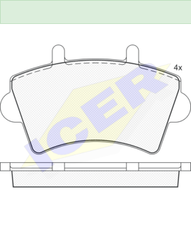 ΔΙΣΚΟΦΡΕΝΑ ICER  NISSAN INTERSTAR 23613