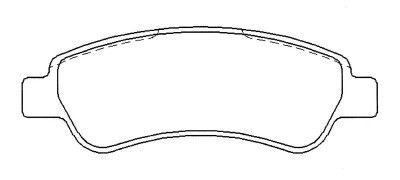 BRAKE PADS GRANTEX HV101 CITROEN JUMPER 24465