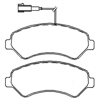 BRAKE PADS GRANTEX CV101 CITROEN JUMPER 24466