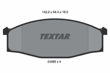 ΔΙΣΚΟΦΡΕΝΑ TEXTAR NISSAN ISUZU 2458501