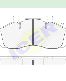 ΔΙΣΚΟΦΡΕΝΑ ICER  MERCEDES VARIO 29835