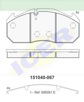 ΔΙΣΚΟΦΡΕΝΑ  ICER  MAN F 2000 29030