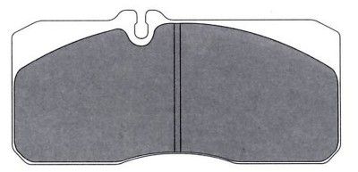 BRAKE PADS GRANTEX CV101 MAN L 2000 29055