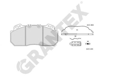 ΔΙΣΚΟΦΡΕΝΑ GRANTEX CV101 RENAULT TRUCKS 29090