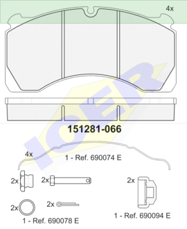 ΔΙΣΚΟΦΡΕΝΑ ICER MERITOR LM 29124