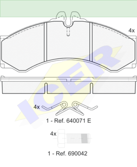 ΔΙΣΚΟΦΡΕΝΑ ΙCER  MERCEDES SPRINTER 29076