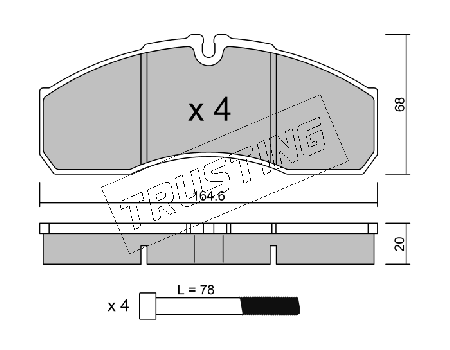 ΔΙΣΚΟΦΡΕΝΑ TRUSTING IVECO DAILY II 29160