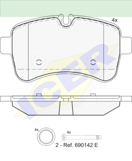 ΔΙΣΚΟΦΡΕΝΑ ICER IVECO DAILY 29232