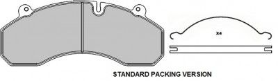 BRAKE PADS GRANTEX CV101 SINOTRUCK HOWO 29254