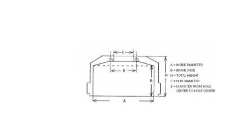 BRAKE DRUM SCANIA FRONT BRAKE SHOE 142 HEIGHT 228