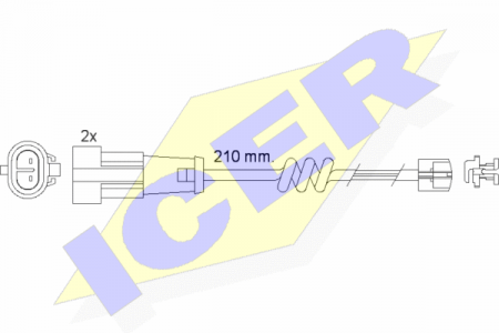 ΚΑΛΩΔΙΑ ΔΙΣΚΟΦΡΕΝΩΝ IVECO DAILY 210mm